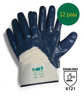 HEAVY DUTY NBR GLOVES WITH AERATED BACK