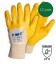 YELLOW NBR GLOVE WITH AERATED CUFF AND BACK