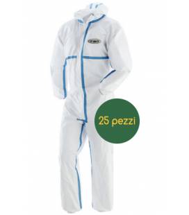 DISPOSABLE OVERALL - CHEMICAL PROTECTION TYPE 4-5-6