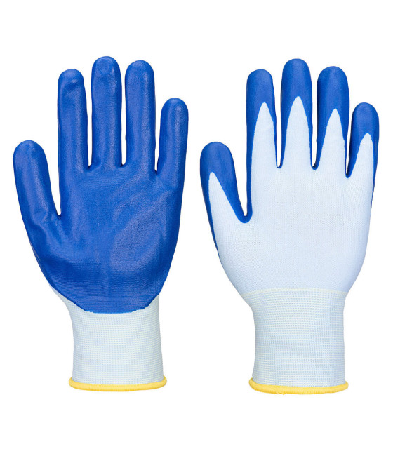 Guanto In Nitrile Fd Grip 15 Con Palmo Spalmato - Re del Guanto