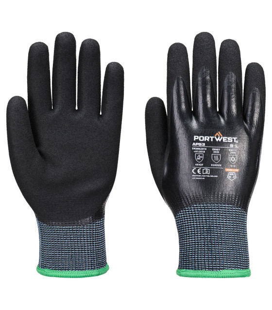 Guanti Nitrile Aqua Antitaglio F15 Antifreddo - Re del Guanto
